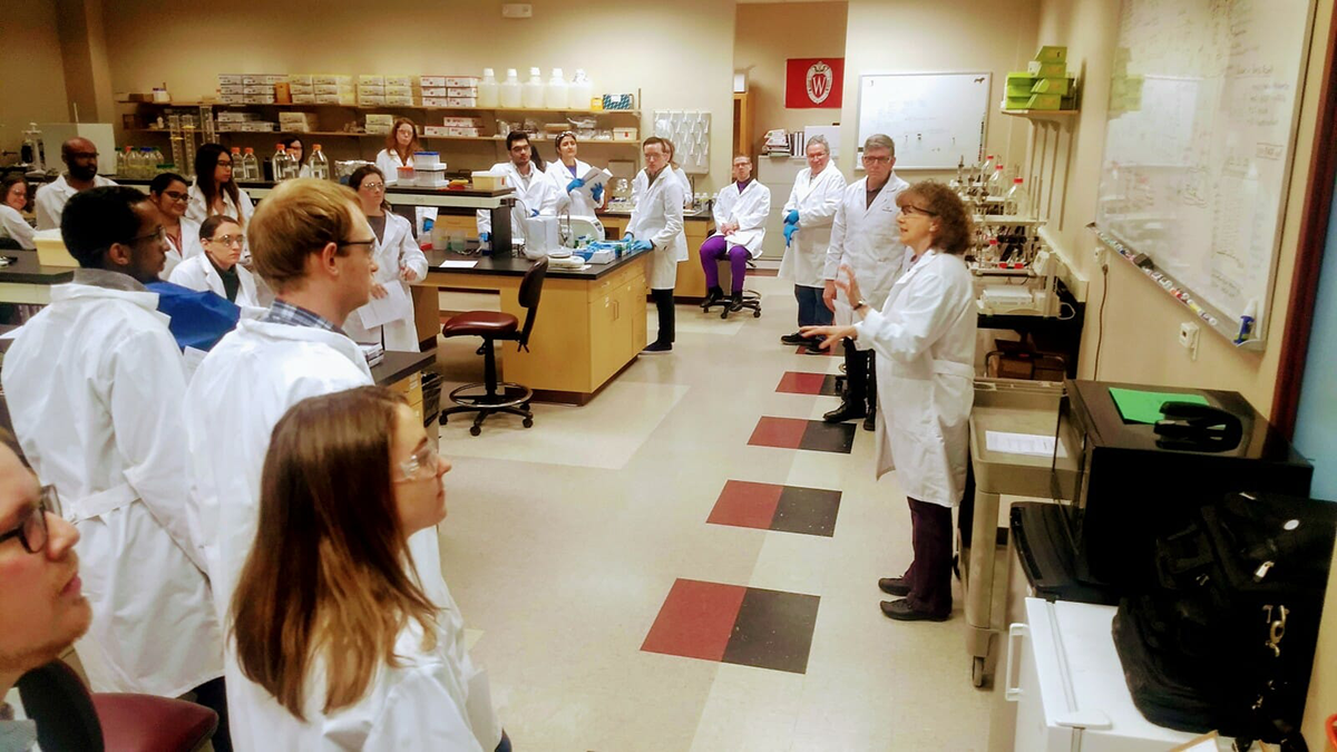 Students in the MS in Biotechnology program at UW–Madison.